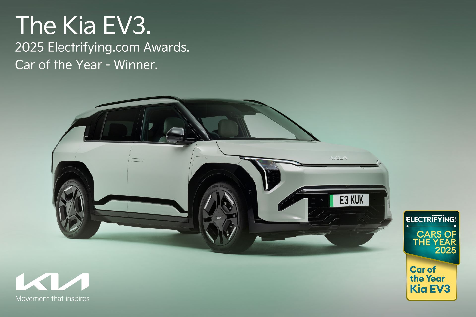 Kia Ev3 Named Electrifying Coms 2024 Car Of The Year Showcasing Style Range And Unbeatable Value
