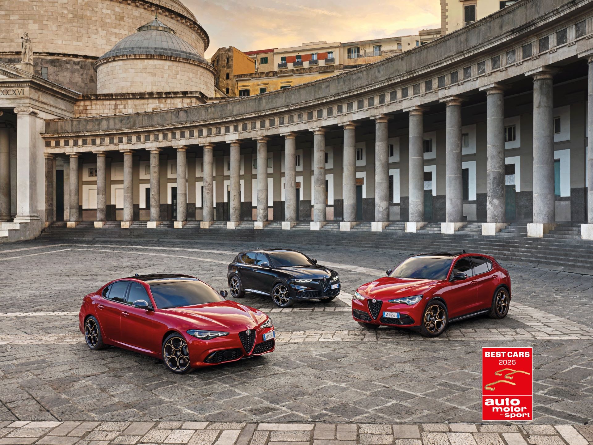 Alfa Romeo Scores a Hat-Trick at the Port of Hamburg: Three “Best Cars” Awards from auto motor und sport