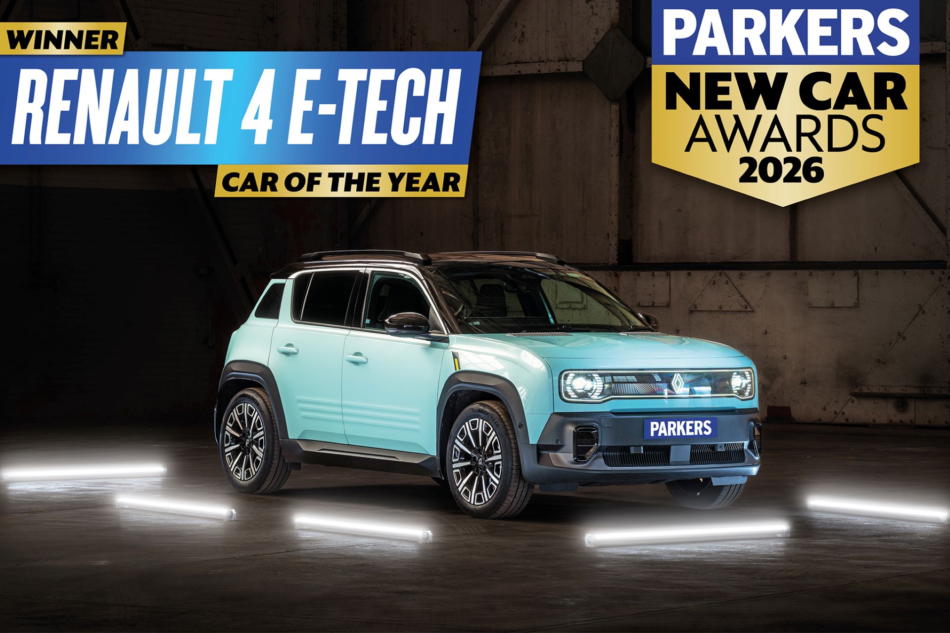 Renault 4 E-Tech Electric Crowned Parkers Car of the Year 2026