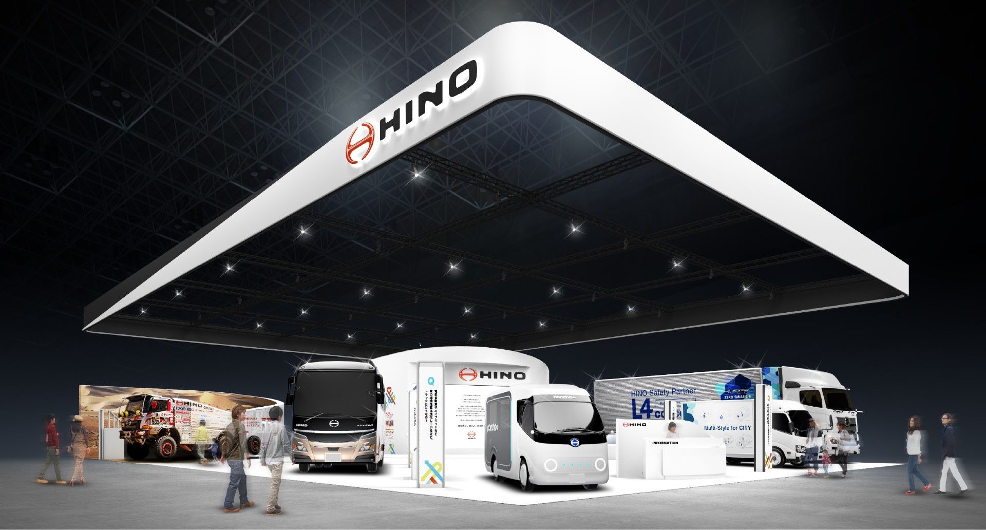 Hino Maps a Bold Mobility Future at the Japan Mobility Show